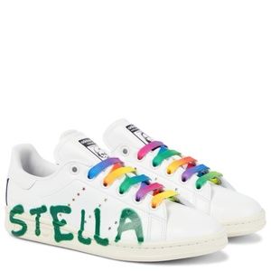STELLA MCCARTNEY + Ed Curtis + adidas Originals Stan Smith printed vegan leather
